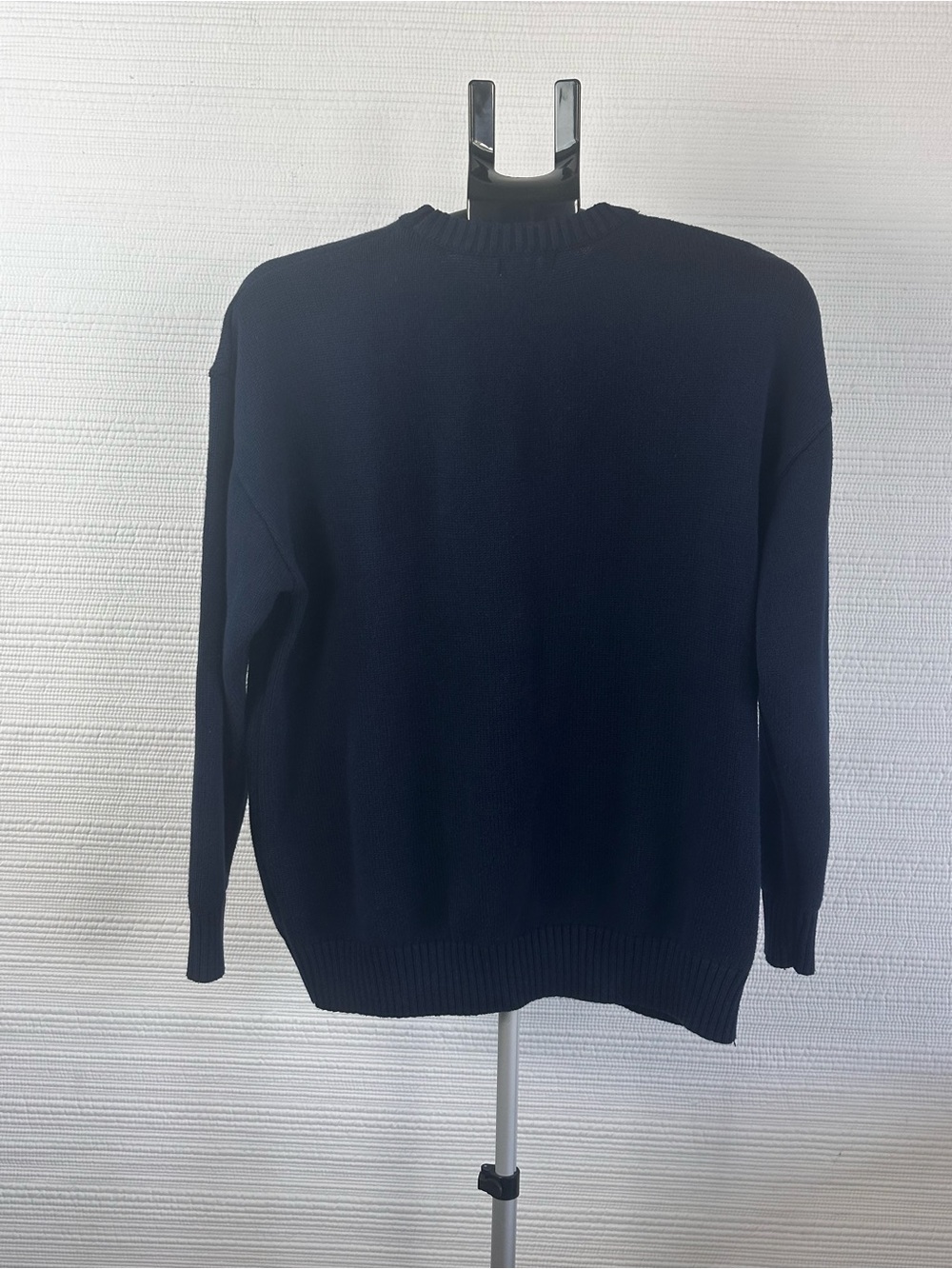 Orange Kiss Essentials Navy Red Lobster Knit Sweater Large Coastal Preppy - Picture 10 of 10
